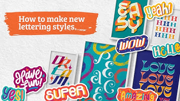 Create AMAZING Lettering Styles easily with the Inspired Lettering Creative Builder!