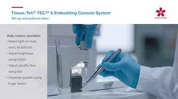 Tissue-Tek TEC 6 Instructional video set-up Tutorial