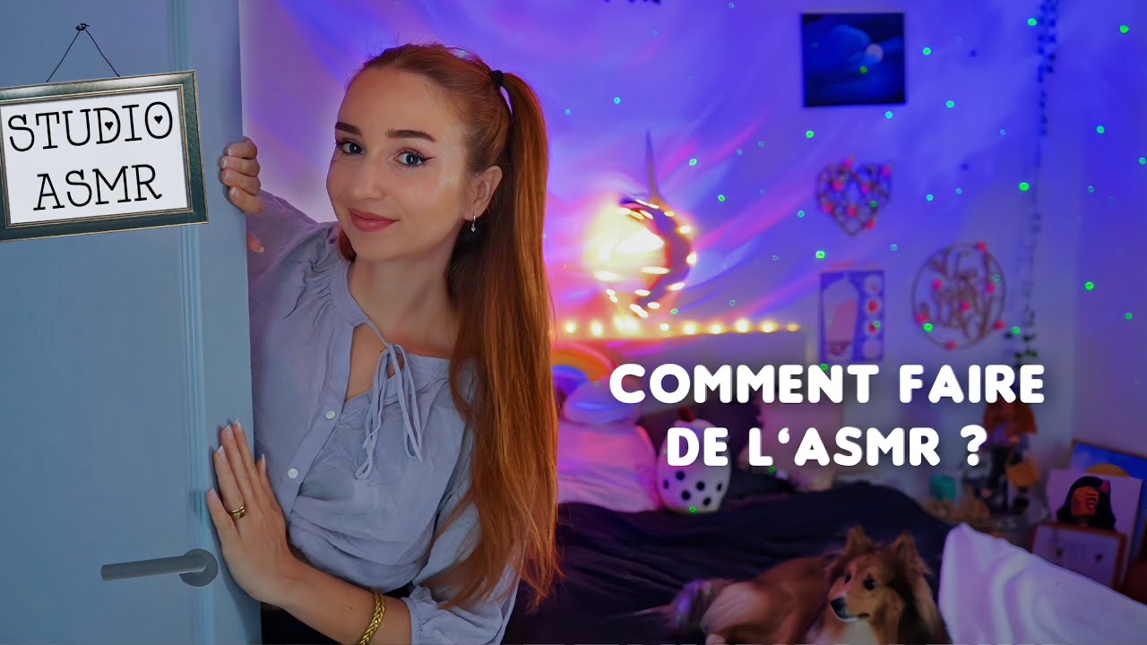 Mes conseils pour débuter dans l’ASMR (mon studio, micro...) - YouTube