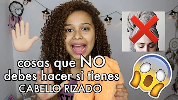 ¿Qué debes evitar si tienes el pelo rizado?