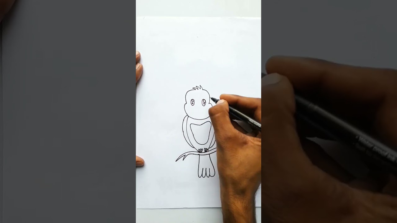 How to draw a cute Bird 😍💕 