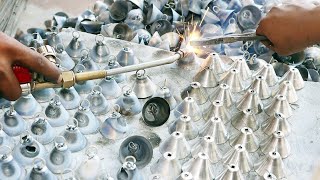 How Iron Bell are made - Manufacturing Huge Process of Iron Bells