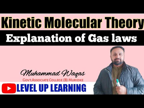 Kinetic Molecular Theory &amp; Explanation of Gas laws by KMT | ECAT | MCAT | NET | F.Sc.I CHEMISTRY