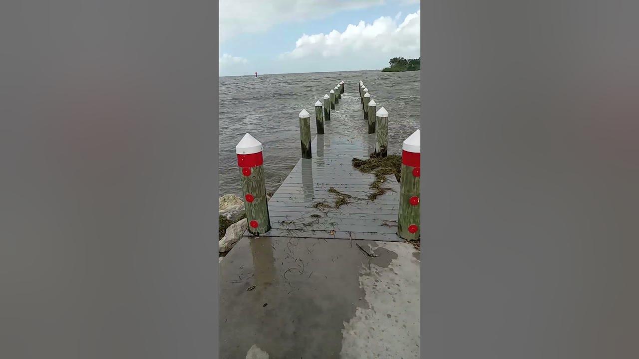 Storm Surge Yankeetown boat ramp YouTube