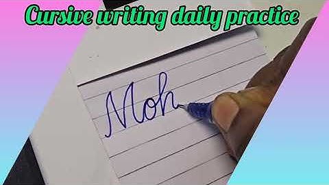 Name writing in cursive#learncursivewriting#how to write name in cursive for beginners#beginnerguide