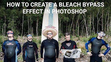 Create a bleach bypass effect in Photoshop