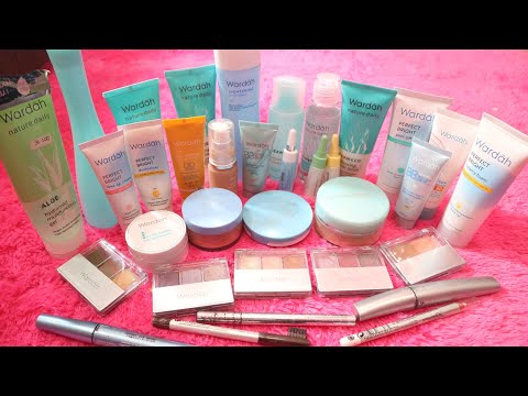 WARDAH MAKEUP HAUL & REVIEW | BORONG PULUHAN PRODUK WARDAH KOSMETIK. 