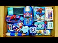 Unboxing Cool Blue Stationery - Colouring kit, Geometry Box, Sharpener, Pen, Eraser, Popit Bag