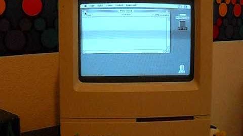 1991 Mac Classic - New Floppy Drive