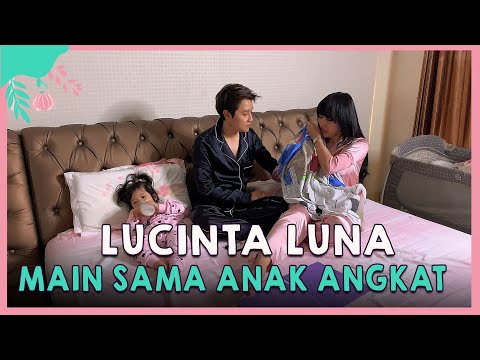 Keseruan mama Lucinta Luna dan papa Abas Main Sama dua Anak Angkat