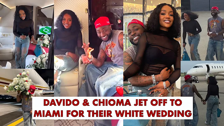 Davido And Chioma White Wedding Moment Begins As Davido & His Wife Jet To Miami For The Wedding.