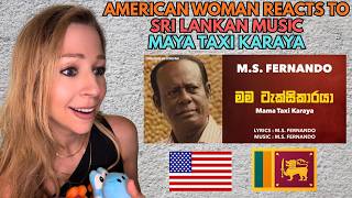 Foreigner Reacts To Mama Taxi Karaya - M.s. Fernando Ultimate Sri Lankan Baila Anthem