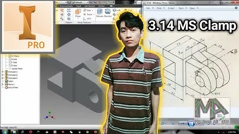 Tutorial Inventor 2013 - 3.14 MS Clamp
