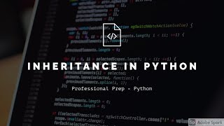 Inheritance in python