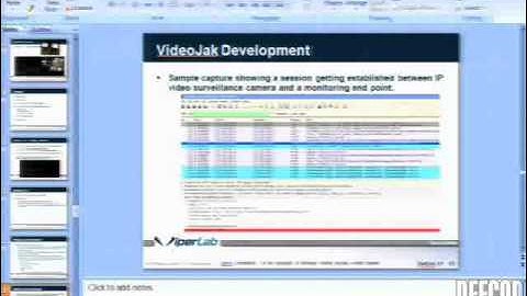 Advancing Video Application Attacks (Defcon 17)