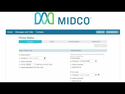Incoming Call Manager on CommPortal from Midco Hosted VoIP