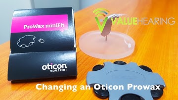 Replacing an Oticon Prowax MiniFit Filter