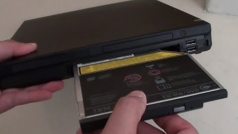IBM ThinkPad R60: How to Remove / Replace DVD Drive