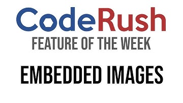 CodeRush FotW: Embedded Images