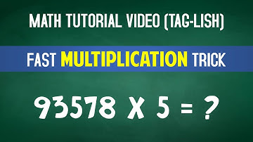 FAST MATH - How to Multiply Any Even Number By 5