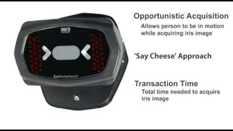 How is Eyelock Iris Captured