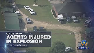 Man charged after 2 NC bomb squad agents injured in explosion, officials say