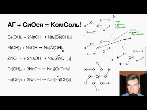 Как образуются комплексные ионы? | Названия комплексных солей | Химия ЕГЭ