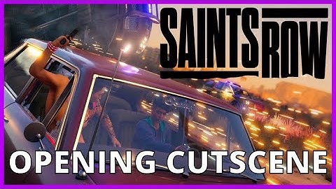 Saints Row (2022) - Opening Cutscene in 4K!!!!