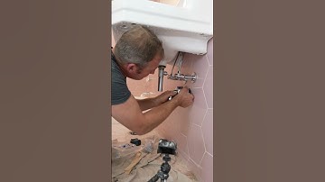 P trap Installation #diy #plumbing #homeimprovement
