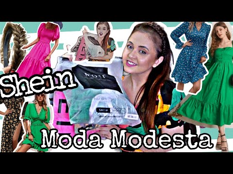 ❤️ PROVADOR SHEIN /VESTIDOS LINDOS/ MODA MODESTA COM MUITA