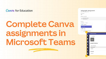 Complete Canva Assignments in Microsoft Teams | Canva for Students