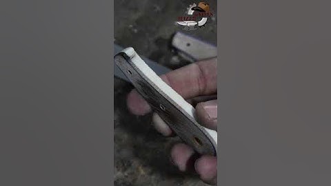 How to Assemble Bone Scales for a Knife Handle | Knives Ranch