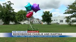 Evansville family honors explosion victims one year later