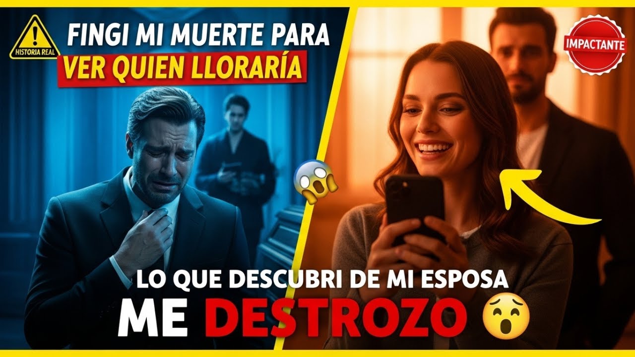 FINGÍ MI MUERTE PARA VER QUIÉN LLORARÍA - Lo que descubrí de mi esposa me destrozó por completo