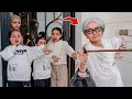 زيارة الجدة المفاجأة سوالف بناتي 
