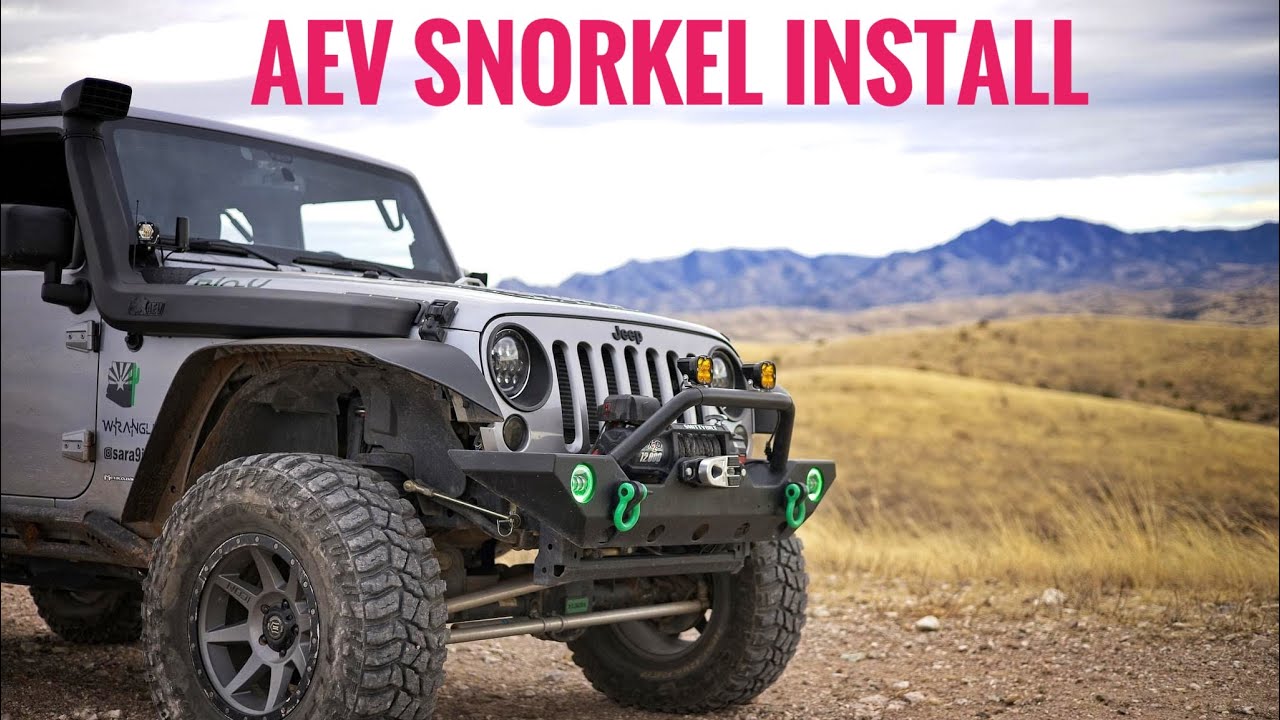 AEV Snorkel Install 200718 Jeep JK YouTube