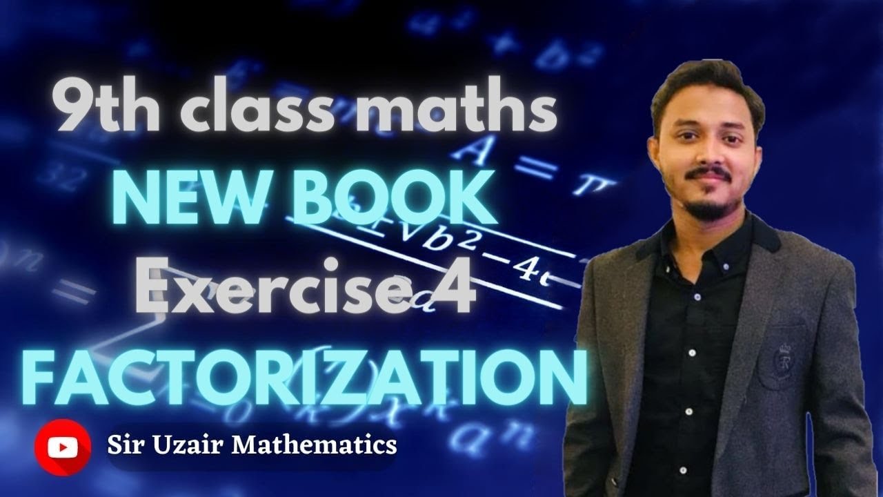 9th class math | exercise 4.8 | math new book sindh board | by Sir ...