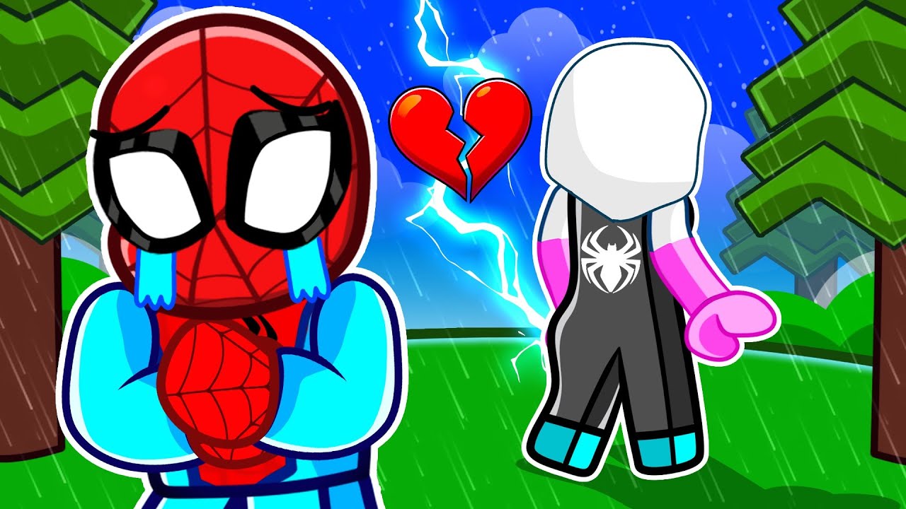 Spiderman & Gwen HATE EACH OTHER in Roblox!