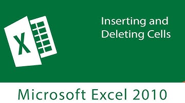 Excel : Inserting and Deleting Cells
