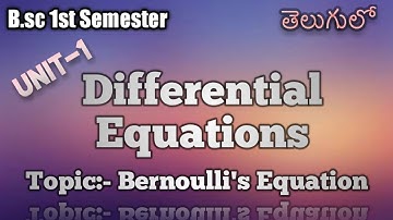 Part~27 Bernoulli