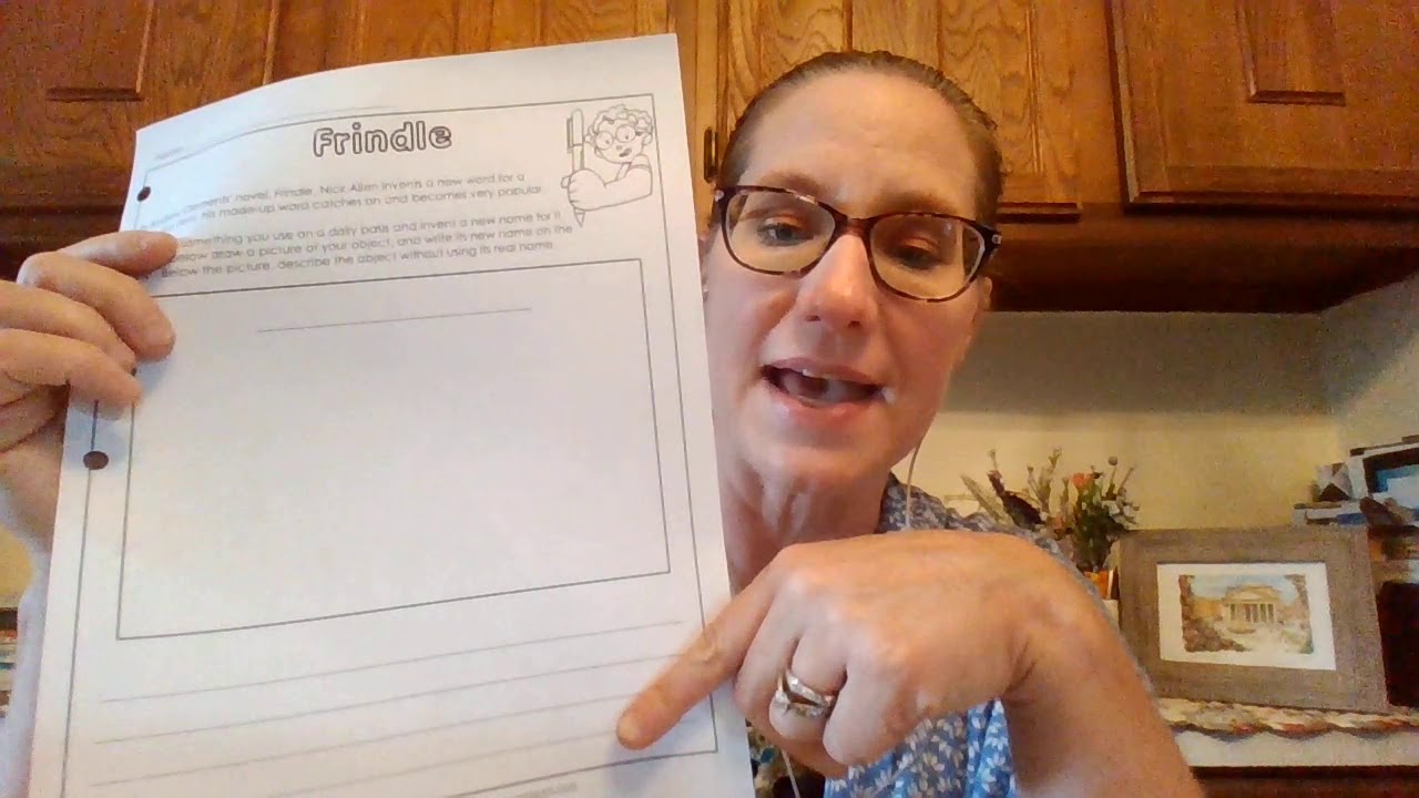 Frindle Journal Invent a new word - YouTube