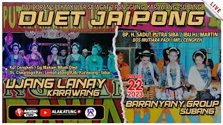 🔴LIVE BEKASI || DUET JAIPONG SPEKTAKULER || UJANG LANAY || BARANYANY 2 OKTOBER 2023 | PART SIANG