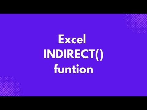 How To Convert a Text Into a Referencing Using the INDIRECT function in Excel.