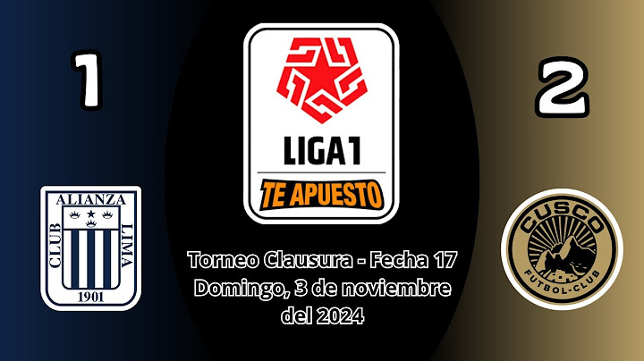 Alianza Lima (1) vs. Cusco FC (2) | Transmisión Completa | Liga1 2024 (Fecha 17, Clausura)