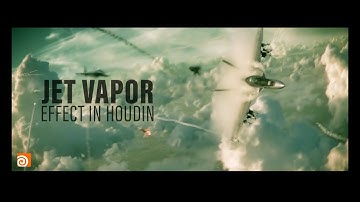 Fighter Jet Vapor FX in Houdini  | Free VFX Tutorial By Michael Elton Widjaja (Senior FX Artist)