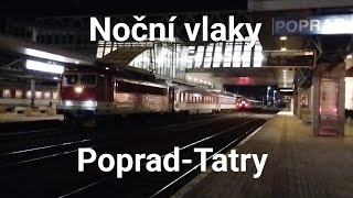 Noční vlaky Poprad-Tatry