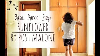 Basic Dance Steps | Shoulder Shake and Body Wave | Sunflower by Post Malone