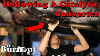 Hollowing A Catalytic Converter On A 2018 Chevy Camaro