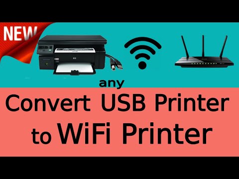 ✓किसी भी यूएसबी प्रिंटर को वाईफाई प्रिंटर में बदलें | Android से प्रिंट करें | वाईफाई नेटवर्क वाईफाई राउटर पर प्रिंट करें
