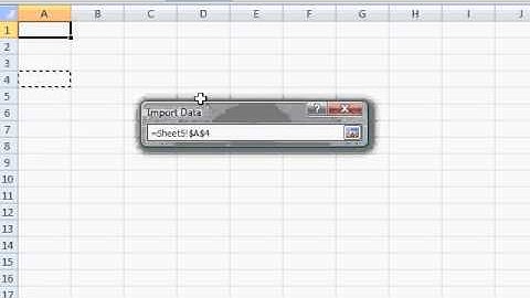 Part 4 MS Excel 7 Tutorial   Get External Data   Stock Pricing